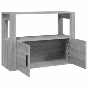 Ντουλάπι Γκρι Sonoma 80x30x60 εκ. από Επεξεργασμένο Ξύλο - Pakobazaar