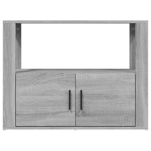Ντουλάπι Γκρι Sonoma 80x30x60 εκ. από Επεξεργασμένο Ξύλο - Pakobazaar
