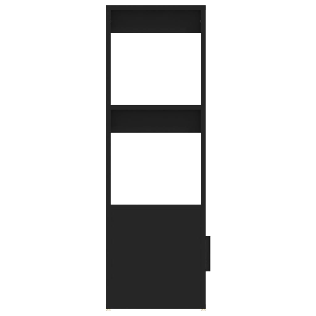 Ντουλάπι Μαύρο 80 x 30 x 90 εκ. από Επεξεργασμένο Ξύλο