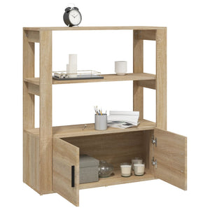 Ντουλάπι Sonoma Δρυς 80x30x90 εκ. από Επεξεργασμένο Ξύλο - Pakobazaar