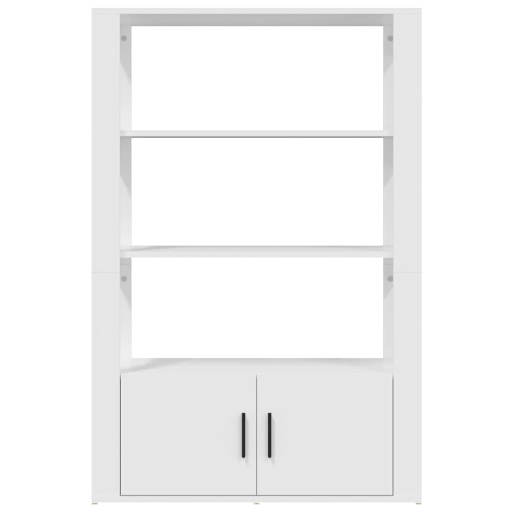 Ντουλάπι Λευκό 80 x 30 x 119,5 εκ. από Επεξεργασμένο Ξύλο - Pakobazaar