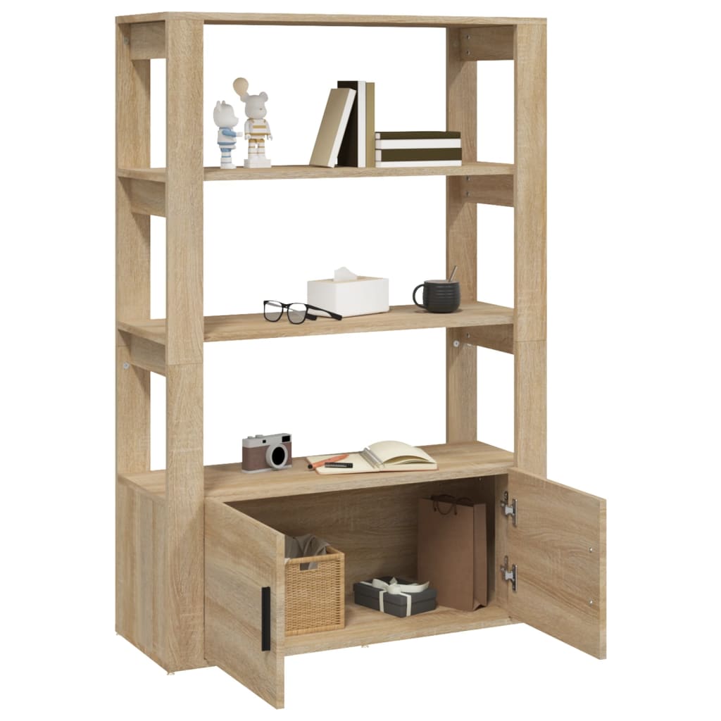 Ντουλάπι Sonoma Δρυς 80x30x119,5 εκ. από Επεξεργασμένο Ξύλο