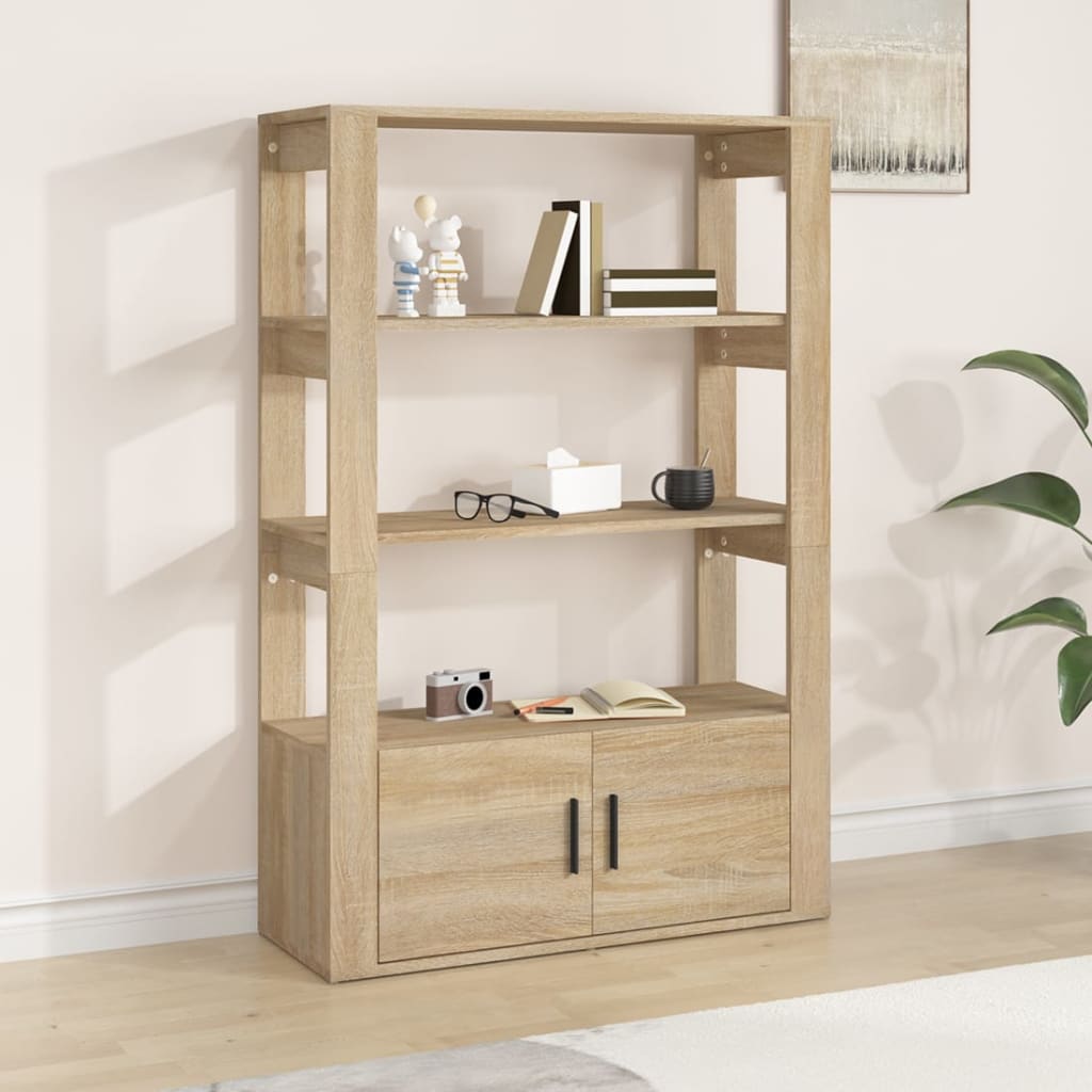Ντουλάπι Sonoma Δρυς 80x30x119,5 εκ. από Επεξεργασμένο Ξύλο