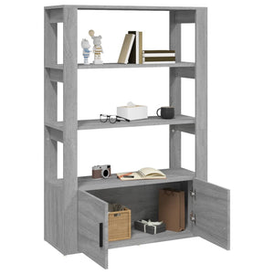 Ντουλάπι Γκρι Sonoma 80x30x119,5 εκ. από Επεξεργασμένο Ξύλο