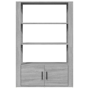 Ντουλάπι Γκρι Sonoma 80x30x119,5 εκ. από Επεξεργασμένο Ξύλο