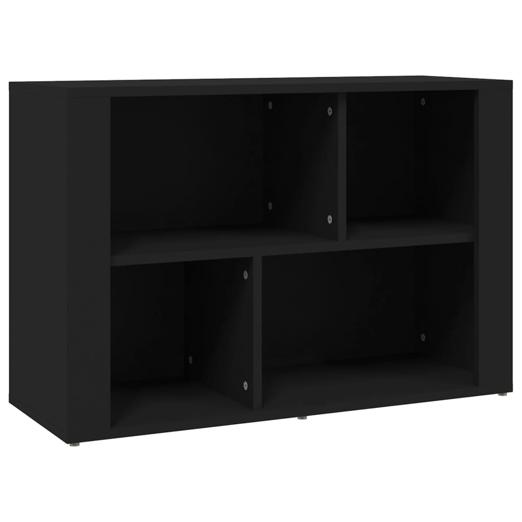 Ντουλάπι Μαύρο 80 x 30 x 54 εκ. από Επεξεργασμένο Ξύλο