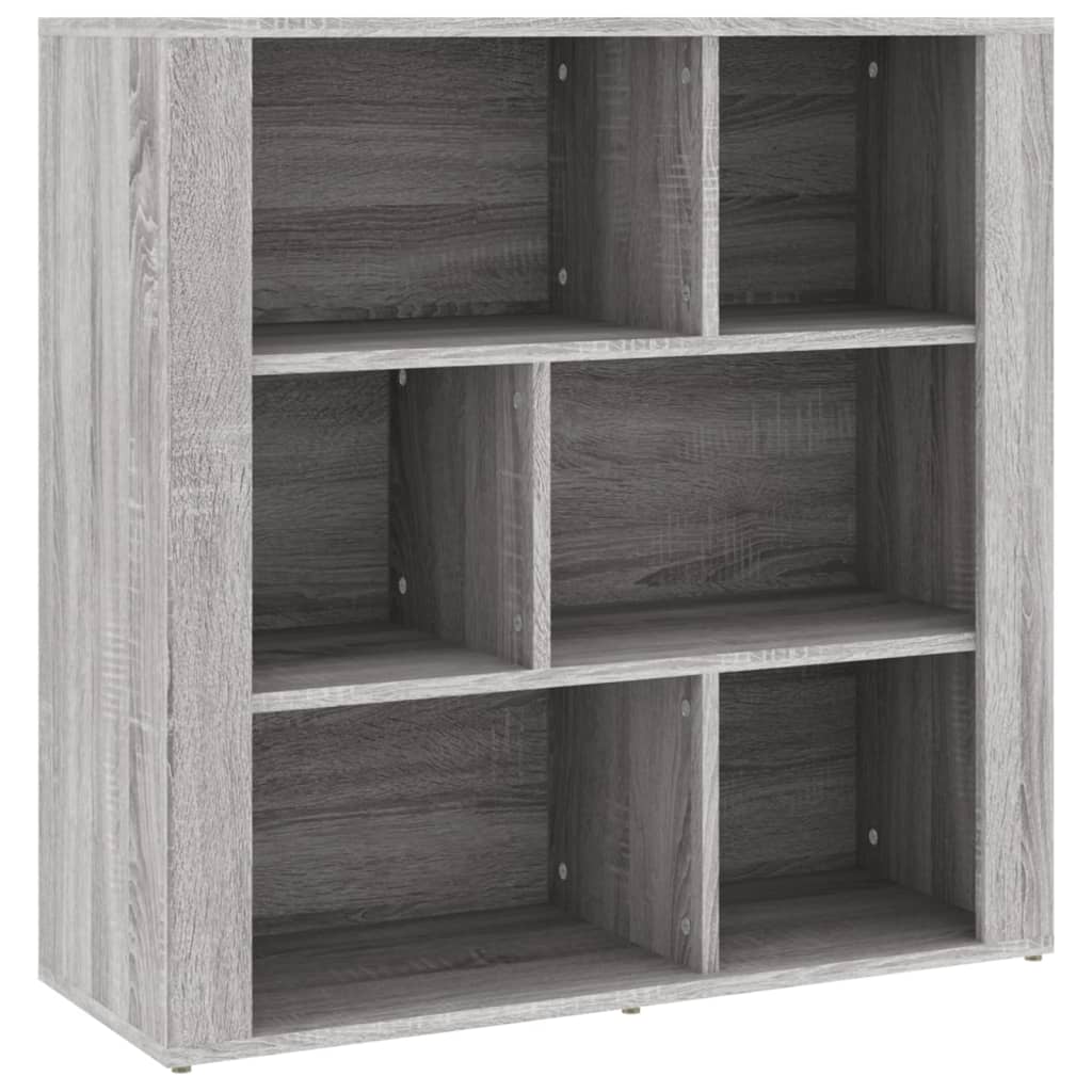Ντουλάπι Γκρι Sonoma 80x30x80 εκ. από Επεξεργασμένο Ξύλο