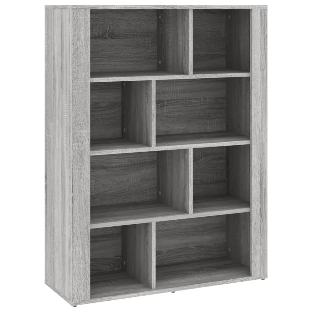 Ντουλάπι Γκρι Sonoma 80x30x106 εκ. από Επεξεργασμένο Ξύλο - Pakobazaar