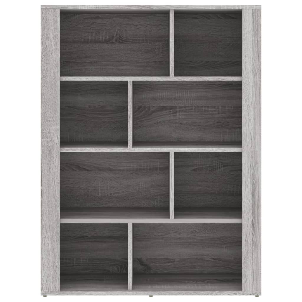 Ντουλάπι Γκρι Sonoma 80x30x106 εκ. από Επεξεργασμένο Ξύλο - Pakobazaar