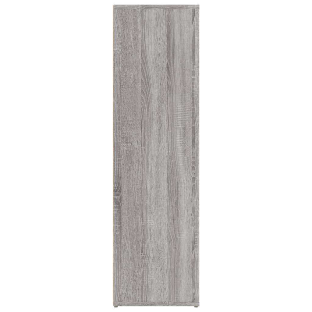 Ντουλάπι Γκρι Sonoma 80x30x106 εκ. από Επεξεργασμένο Ξύλο - Pakobazaar