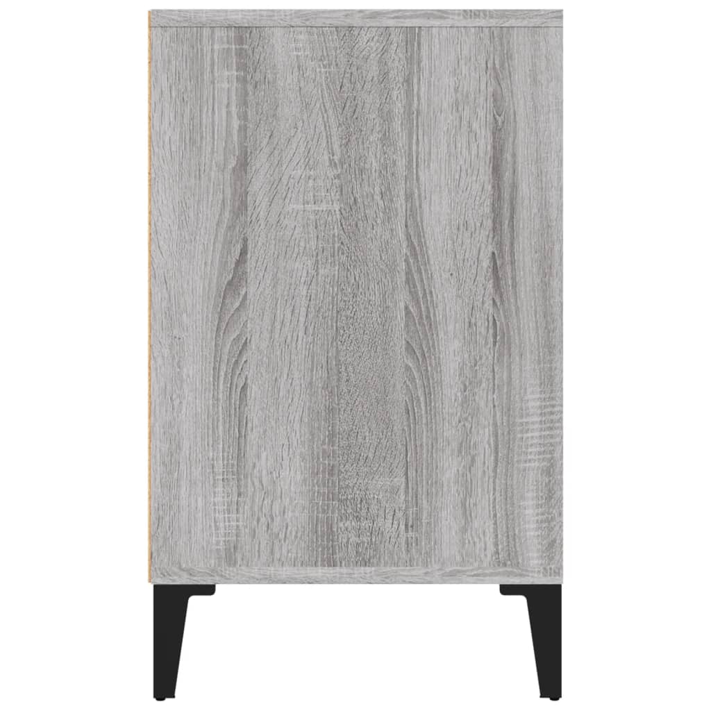 Παπουτσοθήκη Γκρι Sonoma 102x36x60 εκ. από Επεξεργασμένο Ξύλο