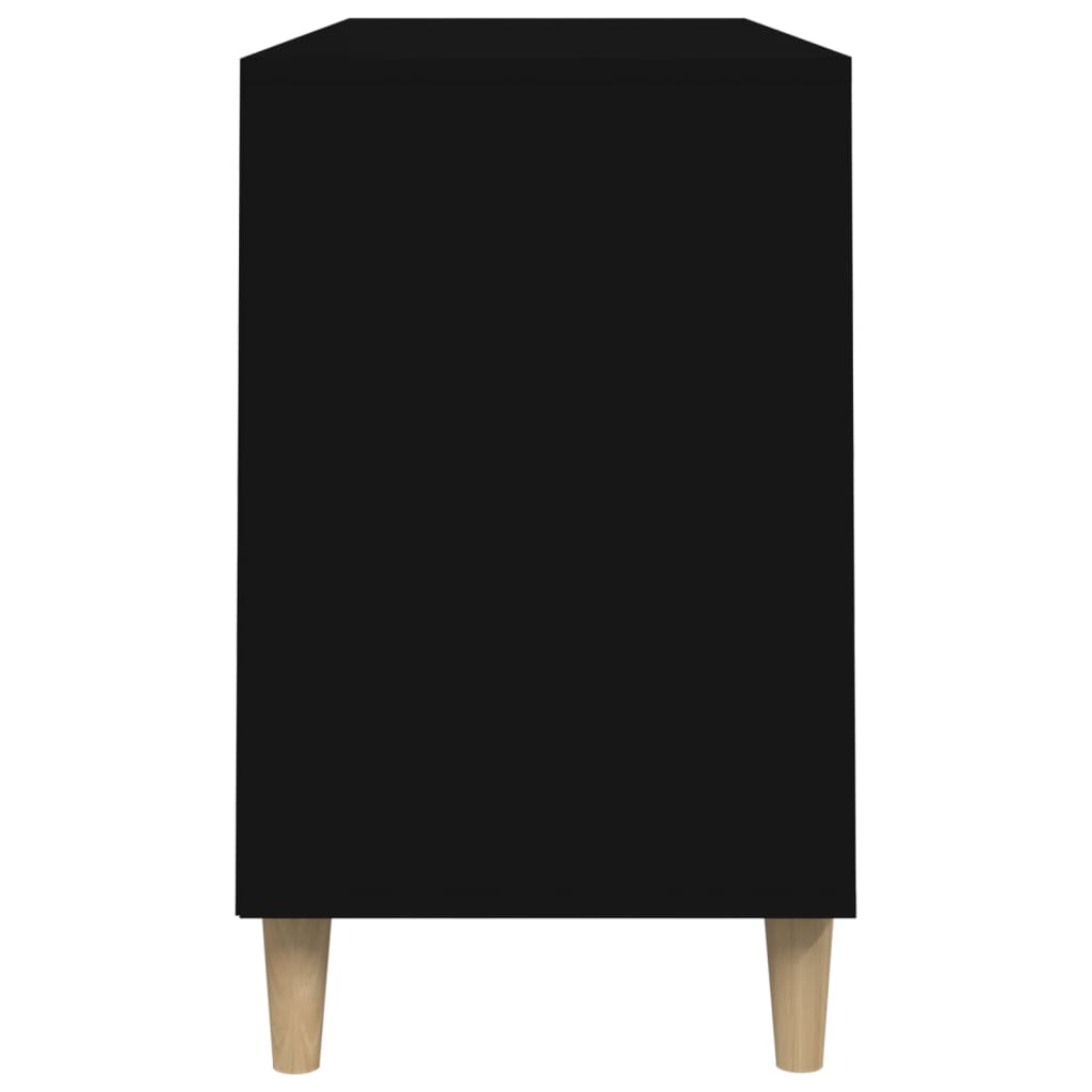 Παπουτσοθήκη Μαύρο 102x36x60 εκ. από Επεξεργασμένο Ξύλο