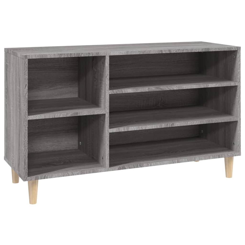 Παπουτσοθήκη Γκρι Sonoma 102x36x60 εκ. από Επεξεργασμένο Ξύλο