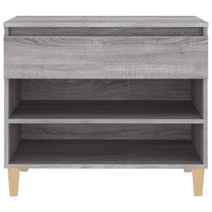 Παπουτσοθήκη Γκρι Sonoma 70x36x60 εκ. από Επεξεργασμένο Ξύλο