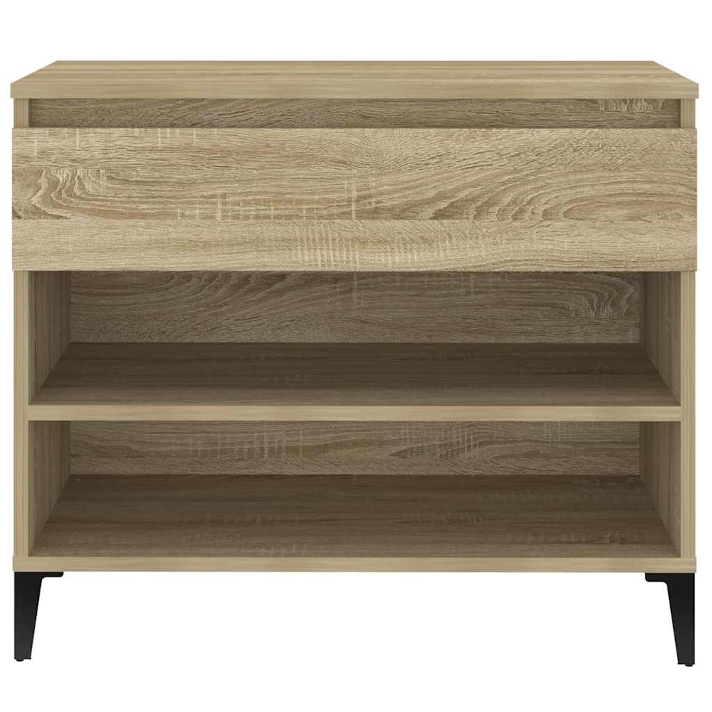 Παπουτσοθήκη Sonoma Δρυς 70x36x60 εκ. από Επεξεργασμένο Ξύλο