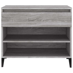 Παπουτσοθήκη Γκρι Sonoma 70x36x60 εκ. από Επεξεργασμένο Ξύλο