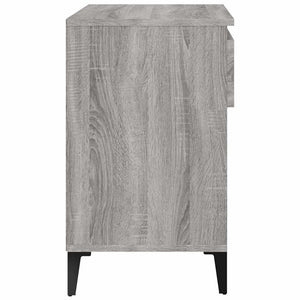 Παπουτσοθήκη Γκρι Sonoma 70x36x60 εκ. από Επεξεργασμένο Ξύλο