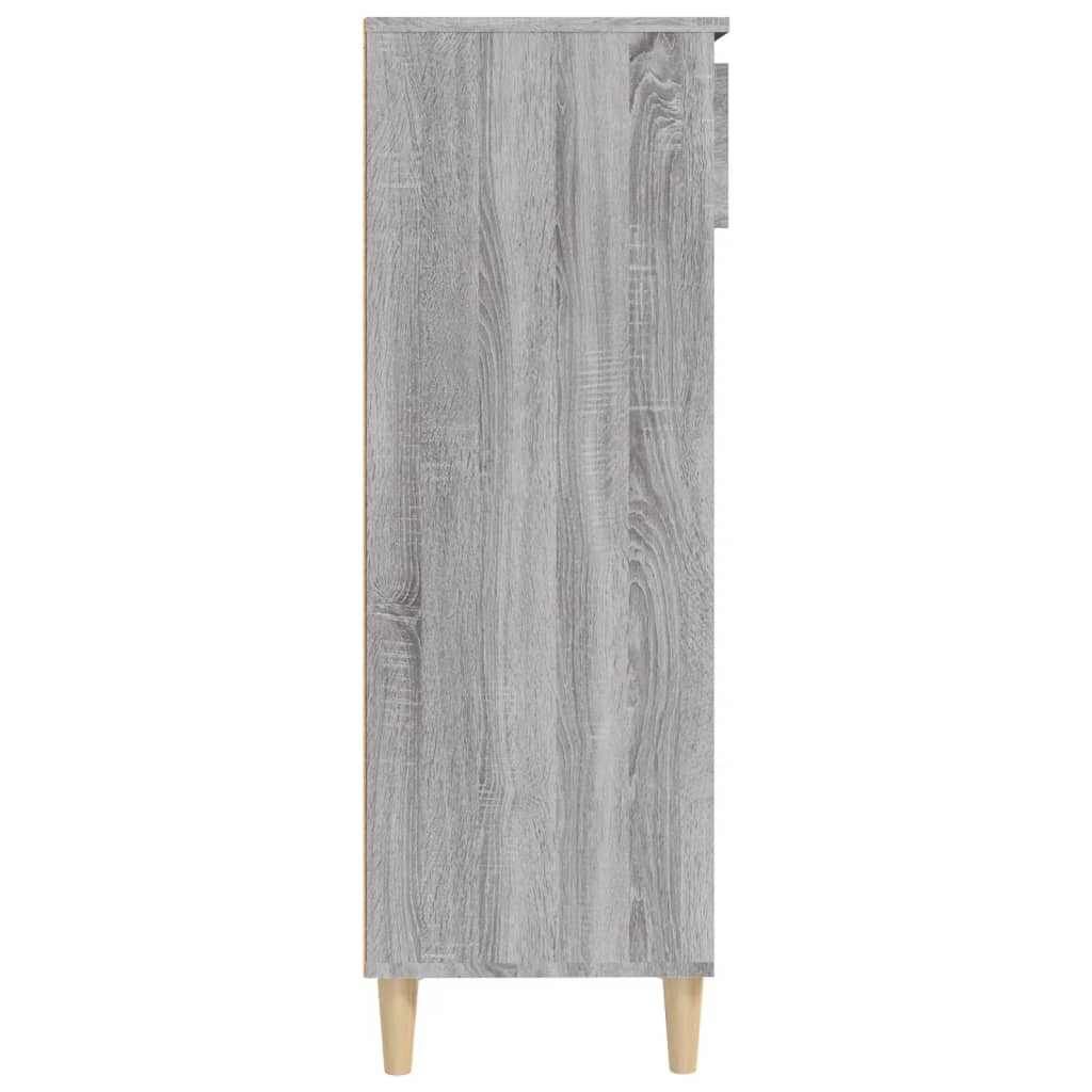 Παπουτσοθήκη Γκρι Sonoma 40x36x105 εκ. από Επεξεργασμένο Ξύλο