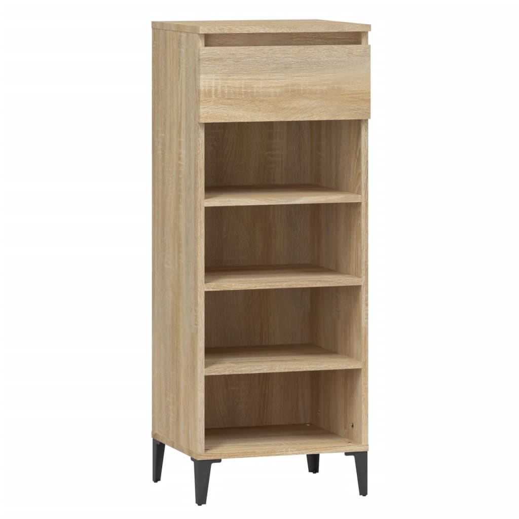 Παπουτσοθήκη Sonoma Δρυς 40 x 36 x 105 εκ. Επεξεργασμένο Ξύλο