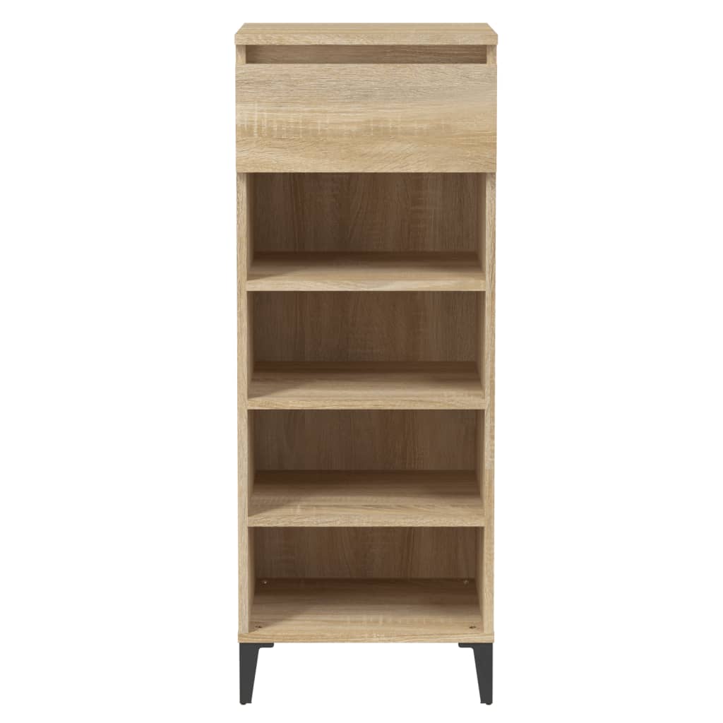 Παπουτσοθήκη Sonoma Δρυς 40 x 36 x 105 εκ. Επεξεργασμένο Ξύλο