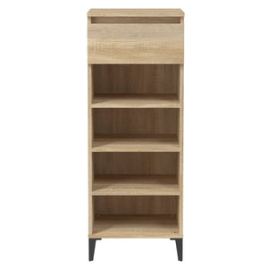 Παπουτσοθήκη Sonoma Δρυς 40 x 36 x 105 εκ. Επεξεργασμένο Ξύλο