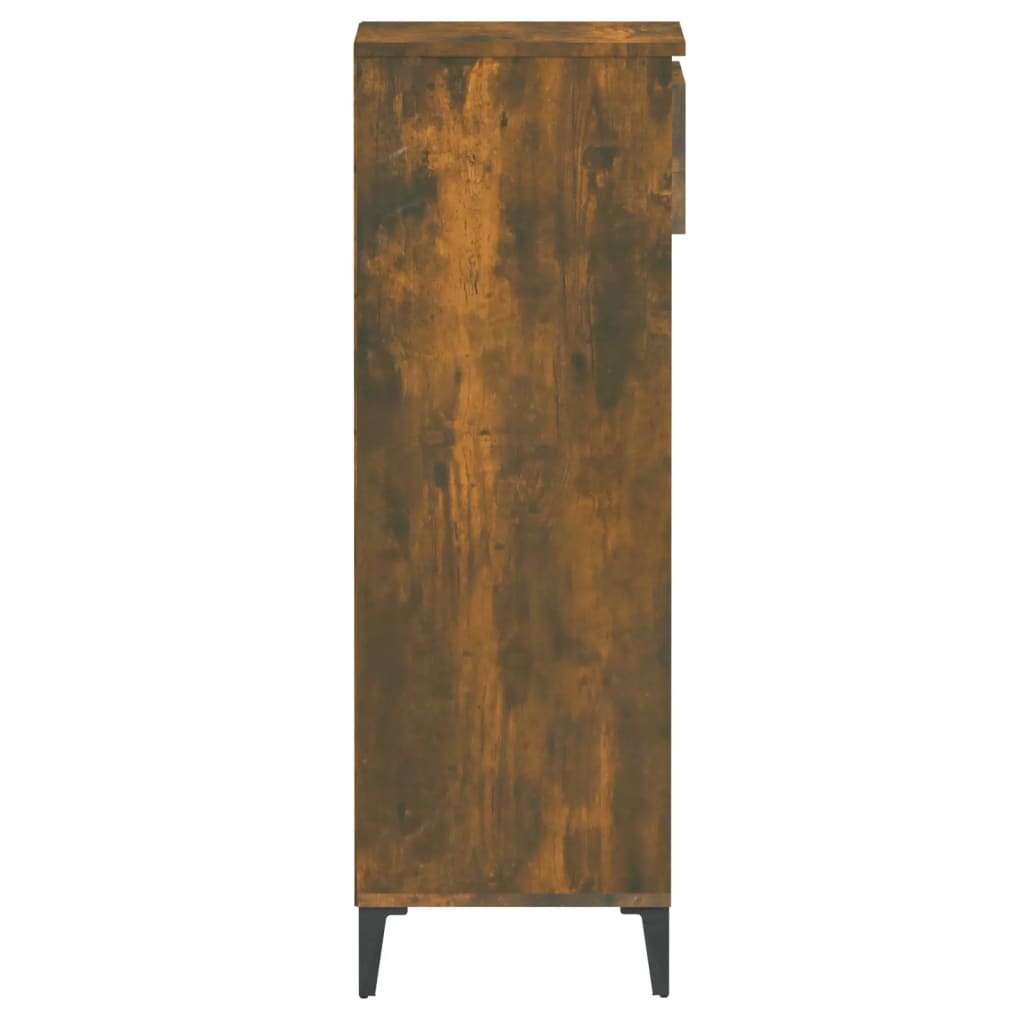 Παπουτσοθήκη Καπνιστή Δρυς 40x36x105 εκ. Επεξεργασμένο Ξύλο