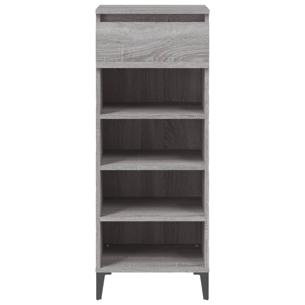 Παπουτσοθήκη Γκρι Sonoma 40x36x105 εκ. από Επεξεργασμένο Ξύλο