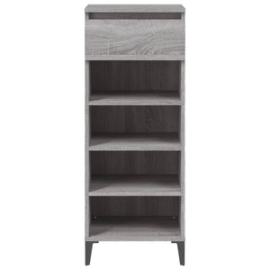 Παπουτσοθήκη Γκρι Sonoma 40x36x105 εκ. από Επεξεργασμένο Ξύλο