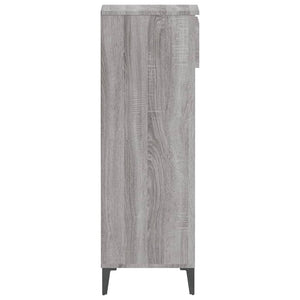 Παπουτσοθήκη Γκρι Sonoma 40x36x105 εκ. από Επεξεργασμένο Ξύλο