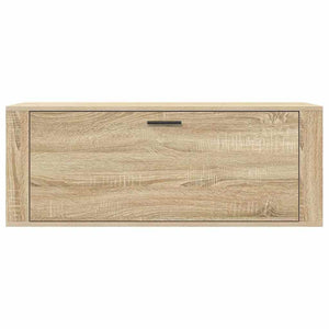 Παπουτσοθήκη Επιτοίχια Sonoma Δρυς 100x35x38εκ Επεξ. Ξύλο