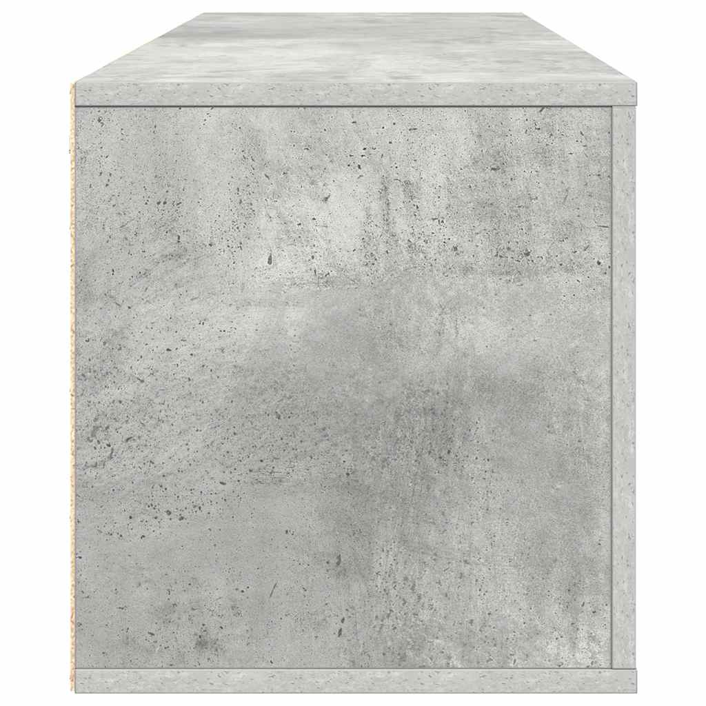 Παπουτσοθήκη Γκρι Σκυροδέματος 100x35x38 εκ. Επεξεργασμένο Ξύλο - Pakobazaar