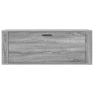 Παπουτσοθήκη Επιτοίχια Sonoma Γκρι 100x35x38 εκ. Επεξ. Ξύλο - Pakobazaar