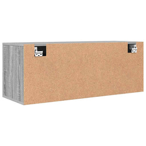 Παπουτσοθήκη Επιτοίχια Sonoma Γκρι 100x35x38 εκ. Επεξ. Ξύλο - Pakobazaar