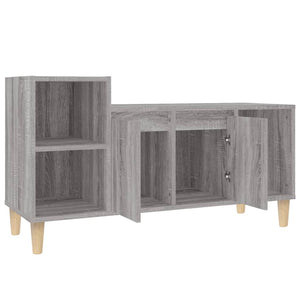 Έπιπλο Τηλεόρασης Γκρι Sonoma 100x35x55 εκ. από Επεξεργ. Ξύλο