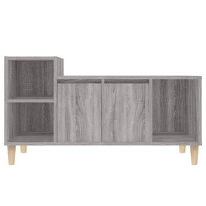 Έπιπλο Τηλεόρασης Γκρι Sonoma 100x35x55 εκ. από Επεξεργ. Ξύλο