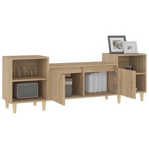 Έπιπλο Τηλεόρασης Sonoma Δρυς 160x35x55 εκ. Επεξ. Ξύλο - Pakobazaar