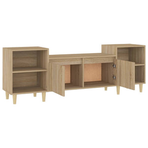 Έπιπλο Τηλεόρασης Sonoma Δρυς 160x35x55 εκ. Επεξ. Ξύλο - Pakobazaar