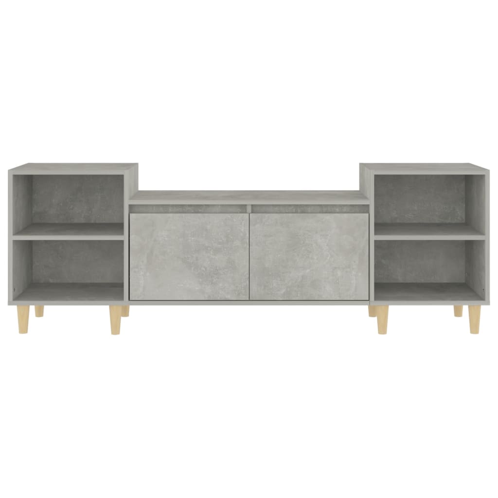 Έπιπλο Τηλεόρασης Γκρι Σκυρ. 160x35x55 εκ. Επεξ. Ξύλο - Pakobazaar