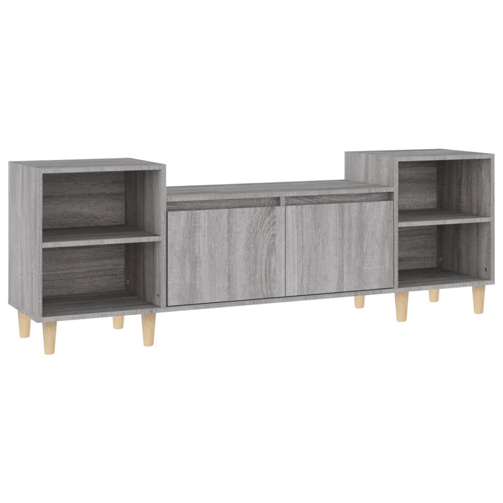 Έπιπλο Τηλεόρασης Γκρι Sonoma 160x35x55 εκ. από Επεξεργ. Ξύλο - Pakobazaar