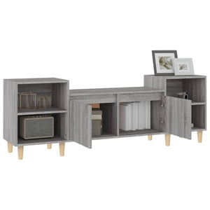 Έπιπλο Τηλεόρασης Γκρι Sonoma 160x35x55 εκ. από Επεξεργ. Ξύλο - Pakobazaar