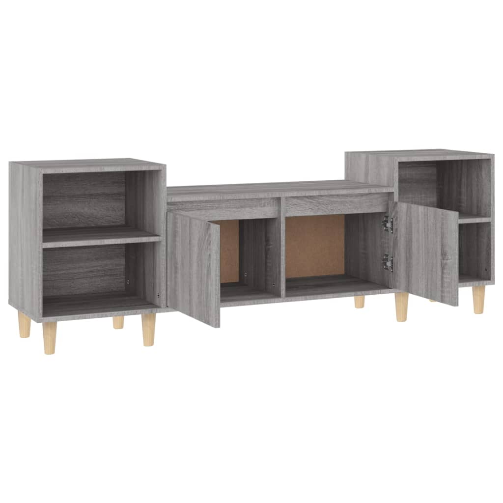 Έπιπλο Τηλεόρασης Γκρι Sonoma 160x35x55 εκ. από Επεξεργ. Ξύλο - Pakobazaar