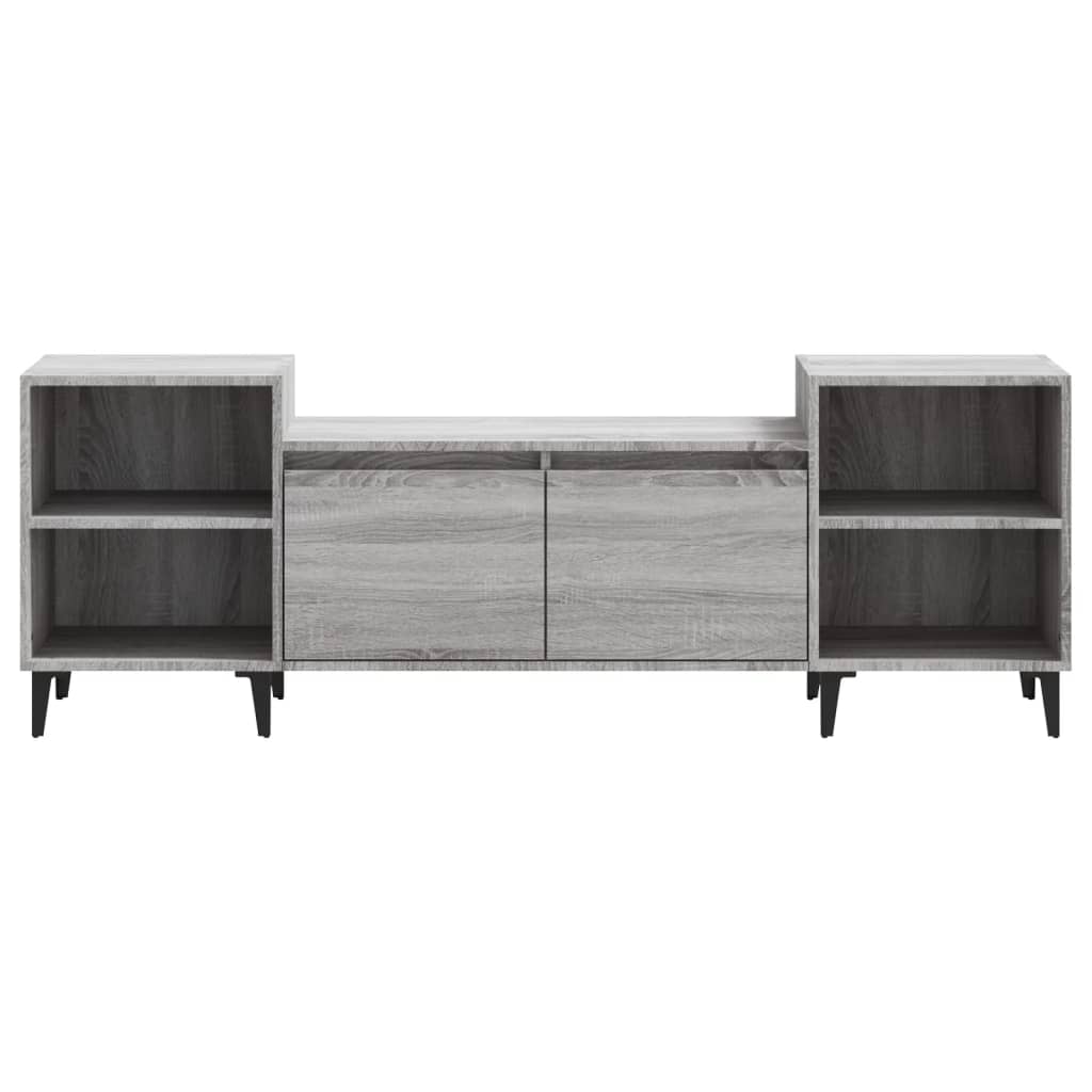Έπιπλο Τηλεόρασης Γκρι Sonoma 160x35x55 εκ. από Επεξεργ. Ξύλο