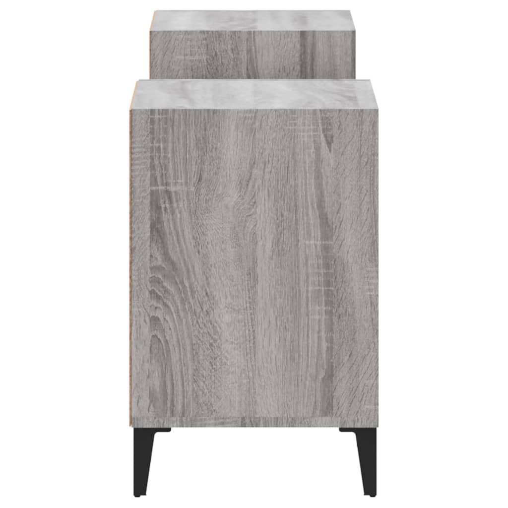 Έπιπλο Τηλεόρασης Γκρι Sonoma 160x35x55 εκ. από Επεξεργ. Ξύλο