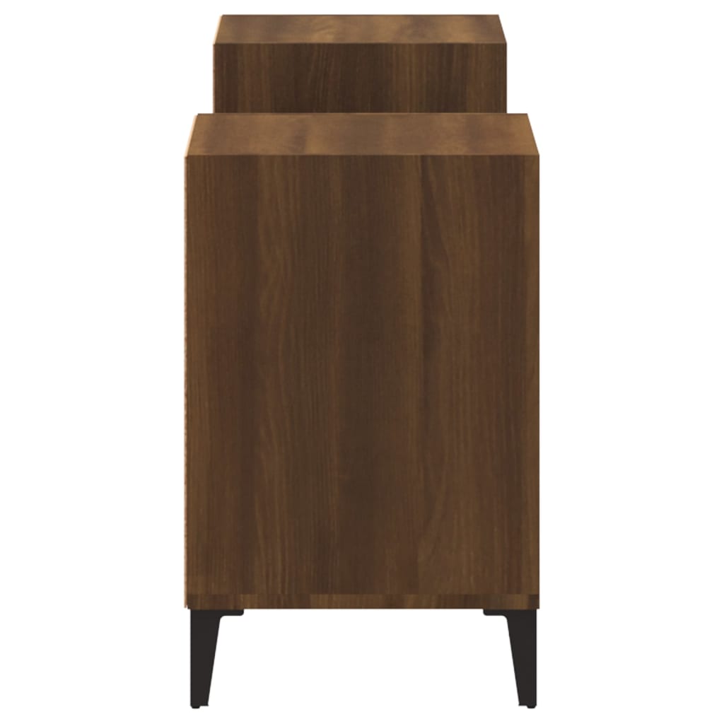 Έπιπλο Τηλεόρασης Καφέ Δρυς 160x35x55 εκ. Επεξεργασμένο Ξύλο