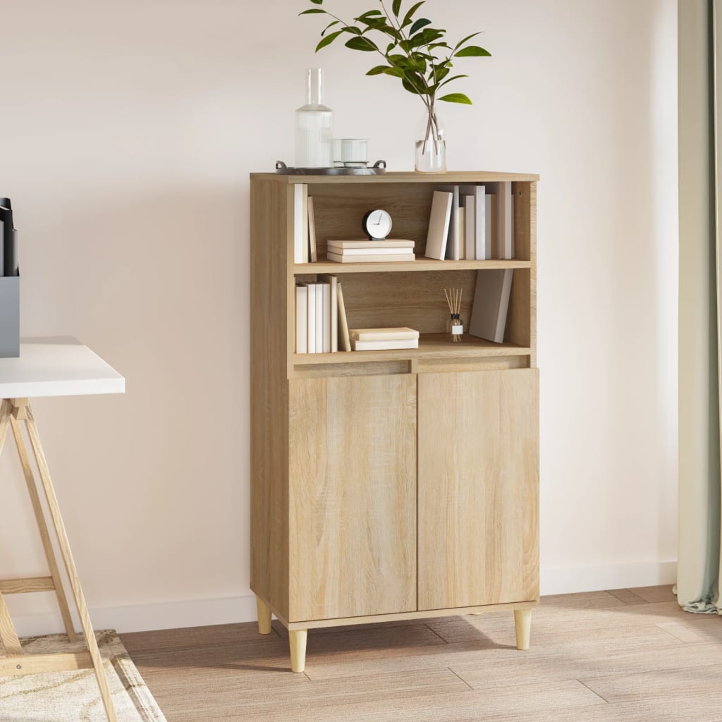 Ντουλάπι Sonoma Δρυς 60 x 36 x 110 εκ. από Επεξεργασμένο Ξύλο