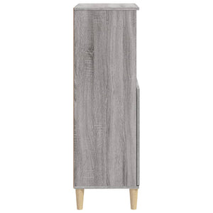 Ντουλάπι Γκρι Sonoma 60 x 36 x 110 εκ. από Επεξεργασμένο Ξύλο - Pakobazaar