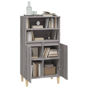 Ντουλάπι Γκρι Sonoma 60 x 36 x 110 εκ. από Επεξεργασμένο Ξύλο - Pakobazaar