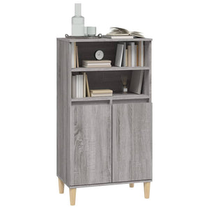 Ντουλάπι Γκρι Sonoma 60 x 36 x 110 εκ. από Επεξεργασμένο Ξύλο - Pakobazaar