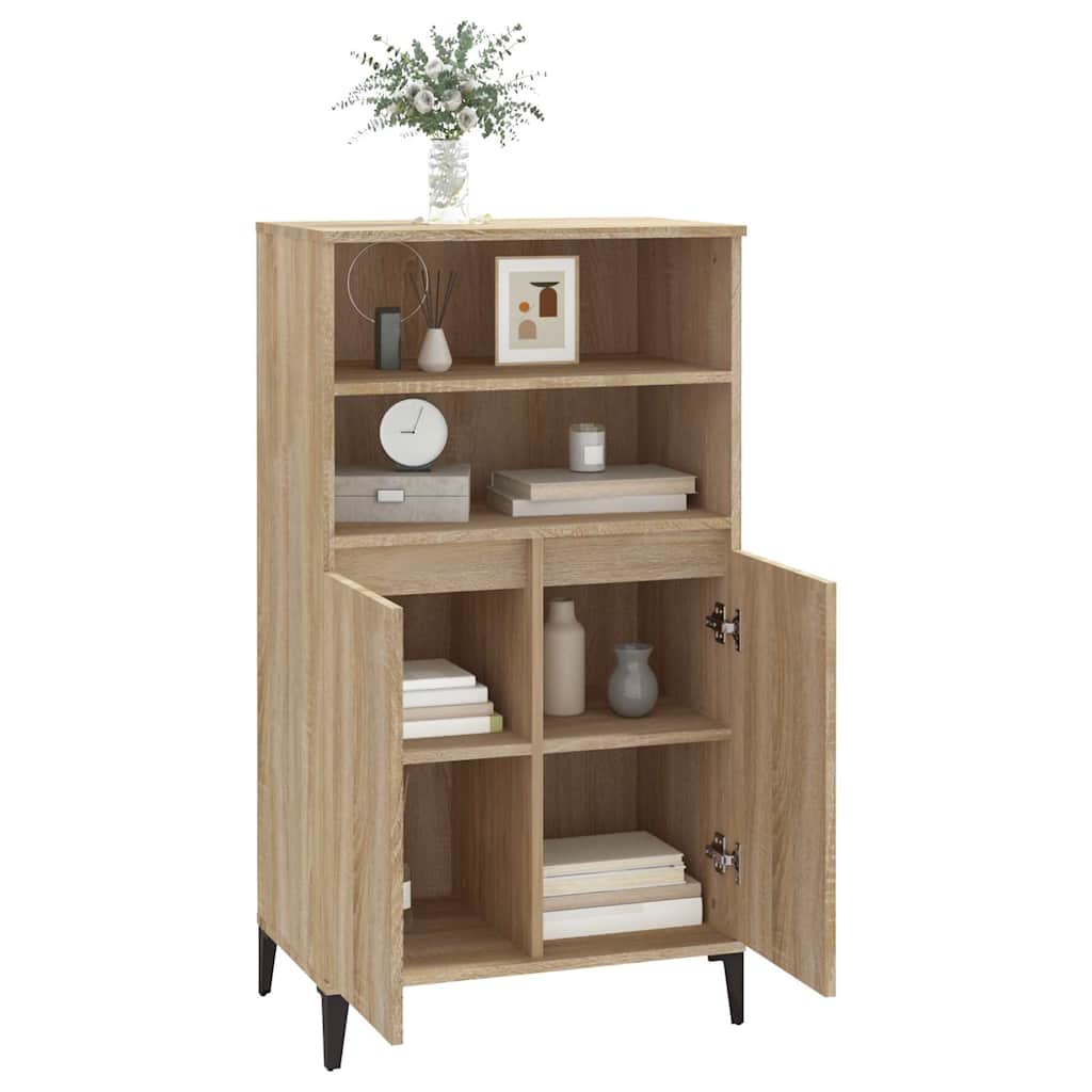 Ντουλάπι Sonoma Δρυς 60 x 36 x 110 εκ. από Επεξεργασμένο Ξύλο