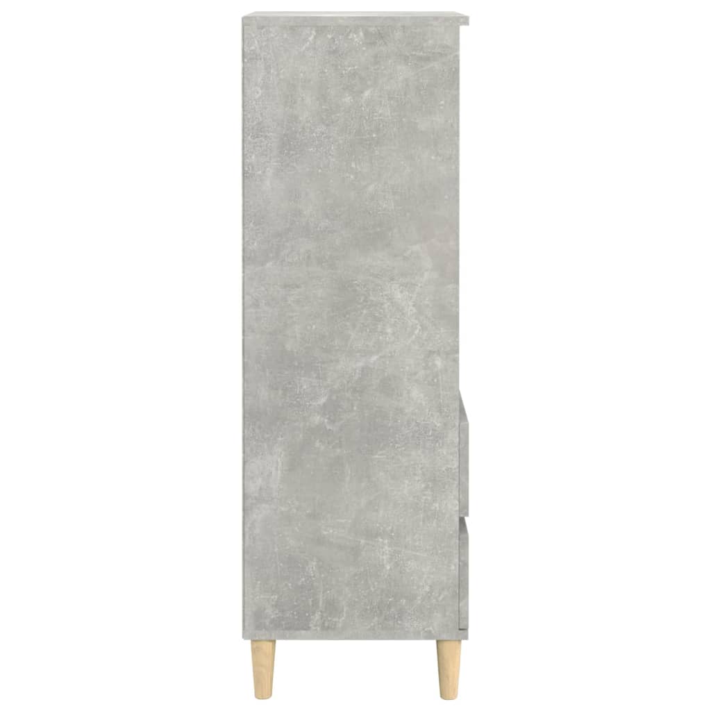 Ντουλάπι Γκρι Σκυρ. 40x36x110 εκ. από Επεξεργασμένο Ξύλο - Pakobazaar